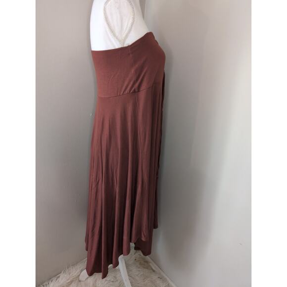 Kylie Paige Ashley orange cottagecore rustic flowy dress skirt combo M - Picture 5 of 9